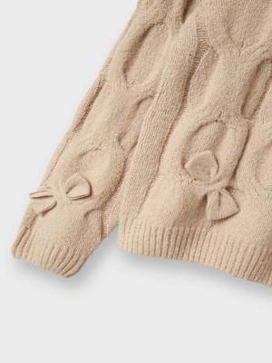 NAME IT KIDS NKFOLIVIA LS KNIT Peyote | Freewear NKFOLIVIA LS KNIT - www.freewear.nl - Freewear