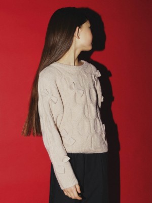 NAME IT KIDS NKFOLIVIA LS KNIT Peyote | Freewear NKFOLIVIA LS KNIT - www.freewear.nl - Freewear