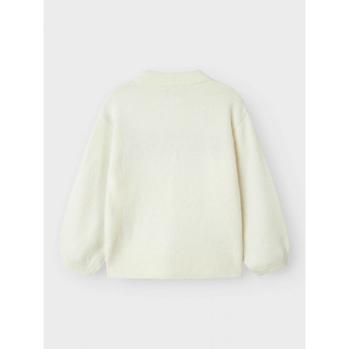 NAME IT KIDS NKFODESSA LS KNIT Cloud Dancer | Freewear NKFODESSA LS KNIT - www.freewear.nl - Freewear