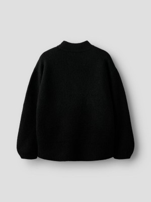 NAME IT KIDS NKFODESSA LS KNIT Black | Freewear NKFODESSA LS KNIT - www.freewear.nl - Freewear
