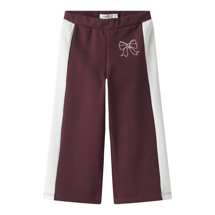 NAME IT MINI NMFRIVEA WIDE PANT Burgundy | Freewear NMFRIVEA WIDE PANT - www.freewear.nl - Freewear