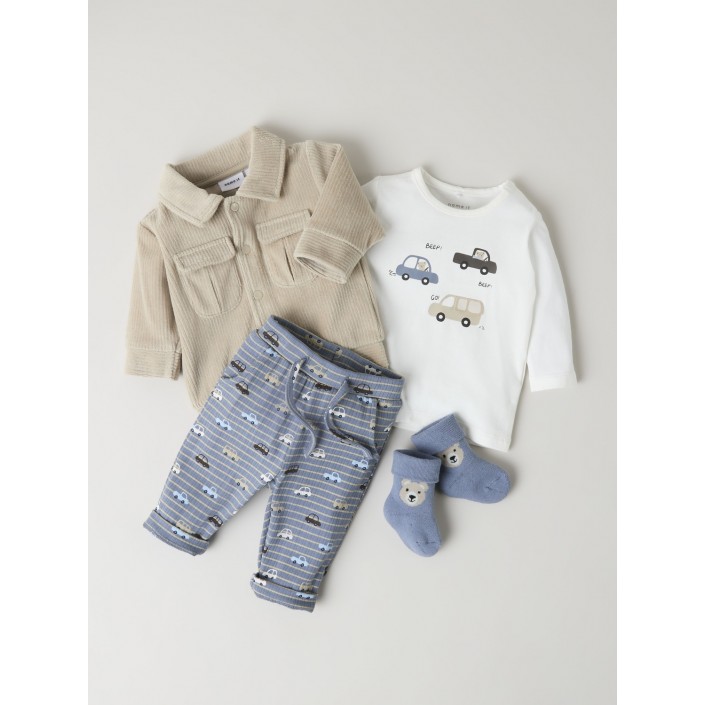 Name It NBMRONNY VEL CARD Island Fossil | Freewear NBMRONNY VEL CARD - www.freewear.nl - Freewear