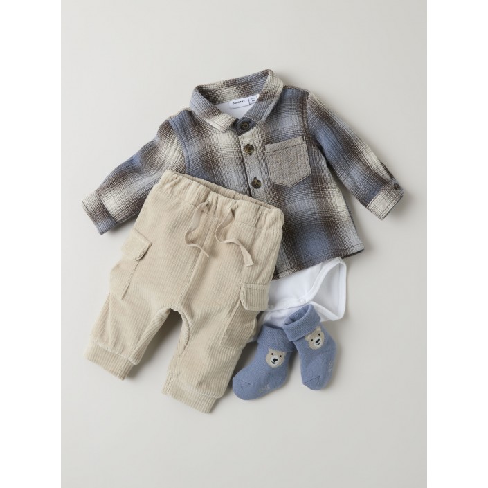 Name It NBMRONNY VEL PANT Island Fossil | Freewear NBMRONNY VEL PANT - www.freewear.nl - Freewear