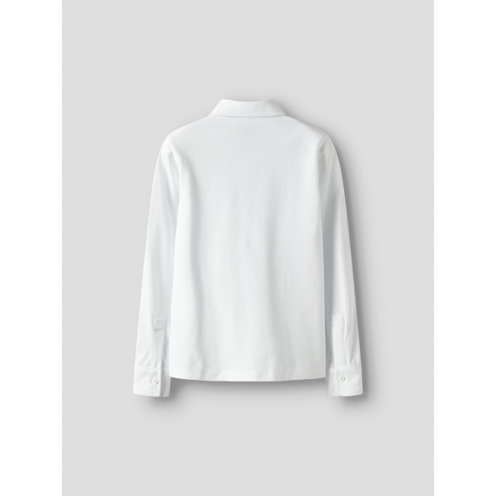 NAME IT KIDS NKMRON LS JERSEY SHIRT Bright White | Freewear NKMRON LS JERSEY SHIRT - www.freewear.nl - Freewear