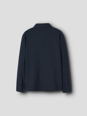 NAME IT KIDS NKMRON LS JERSEY SHIRT Navy Blazer | Freewear NKMRON LS JERSEY SHIRT - www.freewear.nl - Freewear