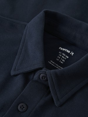 NAME IT KIDS NKMRON LS JERSEY SHIRT Navy Blazer | Freewear NKMRON LS JERSEY SHIRT - www.freewear.nl - Freewear
