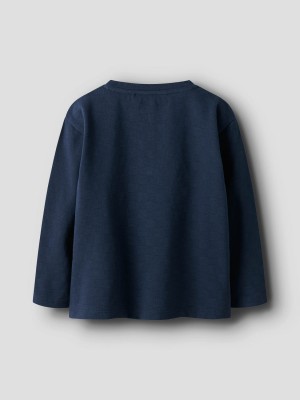 NAME IT MINI NMMRENE LS NREG GRANDAD TOP Navy Blazer | Freewear NMMRENE LS NREG GRANDAD TOP - www.freewear.nl - Freewear