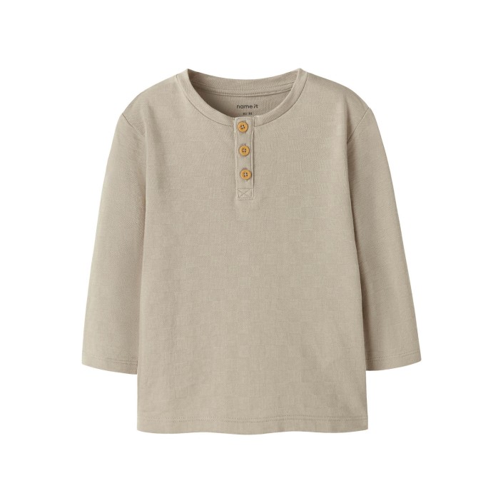 NAME IT MINI NMMRENE LS NREG GRANDAD TOP Island Fossil | Freewear NMMRENE LS NREG GRANDAD TOP - www.freewear.nl - Freewear