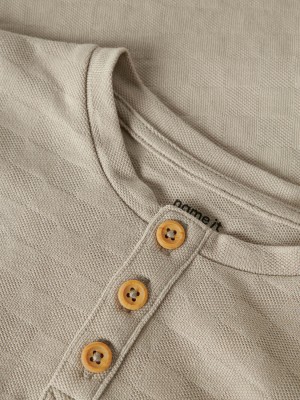 NAME IT MINI NMMRENE LS NREG GRANDAD TOP Island Fossil | Freewear NMMRENE LS NREG GRANDAD TOP - www.freewear.nl - Freewear