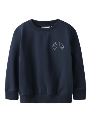 NAME IT MINI NMMRICO LS NREG SWEAT BRU BOX Navy Blazer | Freewear NMMRICO LS NREG SWEAT BRU BOX - www.freewear.nl - Freewear