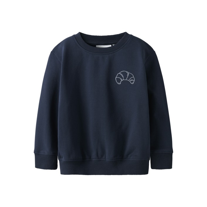NAME IT MINI NMMRICO LS NREG SWEAT BRU BOX Navy Blazer | Freewear NMMRICO LS NREG SWEAT BRU BOX - www.freewear.nl - Freewear