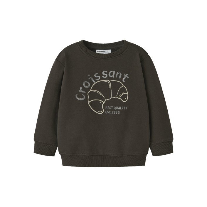 NAME IT MINI NMMRICO LS NREG SWEAT BRU BOX Delicioso | Freewear NMMRICO LS NREG SWEAT BRU BOX - www.freewear.nl - Freewear