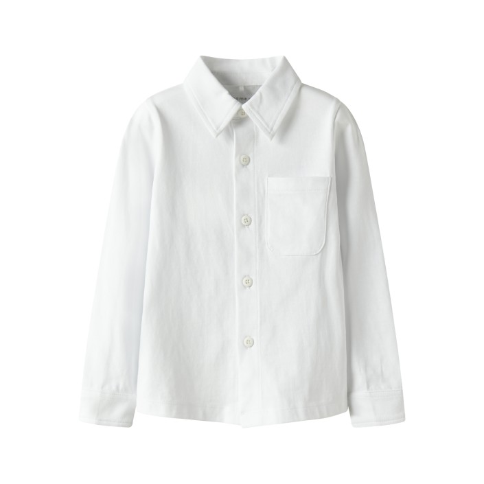 NAME IT MINI NMMRONALO LS JERSEY SHIRT Bright White | Freewear NMMRONALO LS JERSEY SHIRT - www.freewear.nl - Freewear