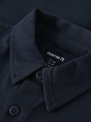NAME IT MINI NMMRONALO LS JERSEY SHIRT Navy Blazer | Freewear NMMRONALO LS JERSEY SHIRT - www.freewear.nl - Freewear