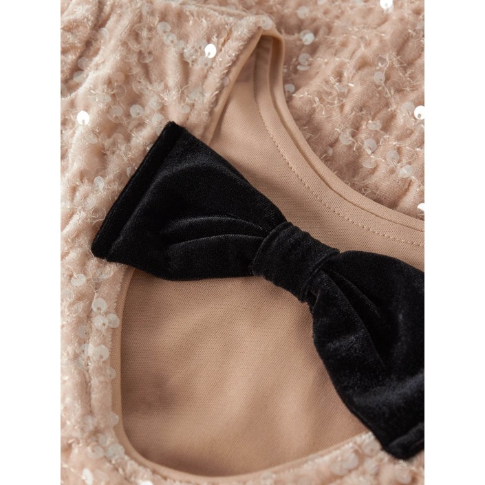 NAME IT KIDS NKFRUSITTA LS BOW BLOUSE Jet Stream/BLACK BOW | Freewear NKFRUSITTA LS BOW BLOUSE - www.freewear.nl - Freewear