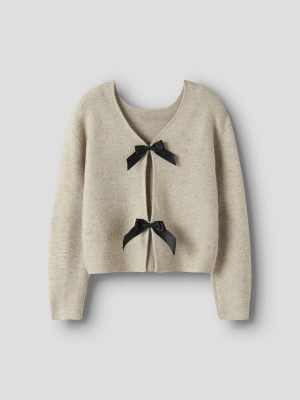 NAME IT KIDS NKFSIMRA LS SH KNIT Cement | Freewear NKFSIMRA LS SH KNIT - www.freewear.nl - Freewear