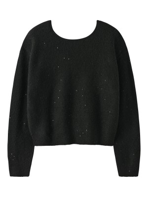 NAME IT KIDS NKFSIMRA LS SH KNIT Black | Freewear NKFSIMRA LS SH KNIT - www.freewear.nl - Freewear