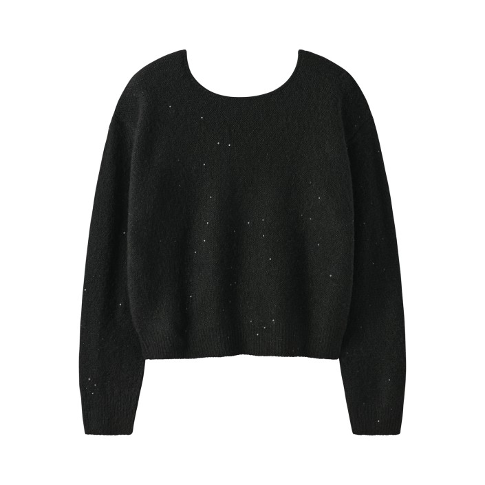 NAME IT KIDS NKFSIMRA LS SH KNIT Black | Freewear NKFSIMRA LS SH KNIT - www.freewear.nl - Freewear