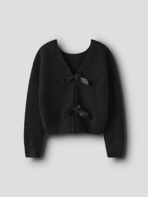 NAME IT KIDS NKFSIMRA LS SH KNIT Black | Freewear NKFSIMRA LS SH KNIT - www.freewear.nl - Freewear