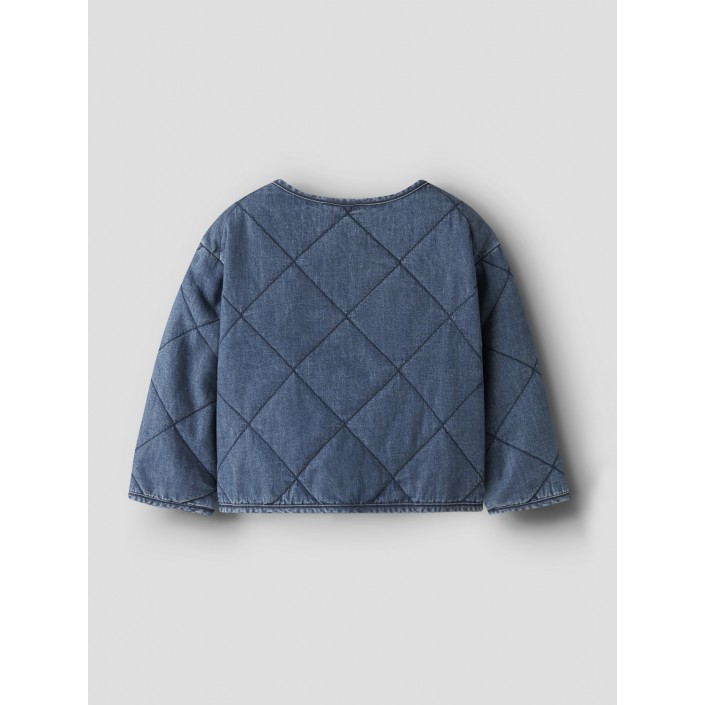 NAME IT MINI NMFJULIETTE QUILT DNM JACKET 6016-P: Dark Blue Denim | Freewear NMFJULIETTE QUILT DNM JACKET 6016-P: - www.freewear.nl - Freewear