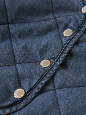 NAME IT MINI NMFJULIETTE QUILT DNM JACKET 6016-P: Dark Blue Denim | Freewear NMFJULIETTE QUILT DNM JACKET 6016-P: - www.freewear.nl - Freewear