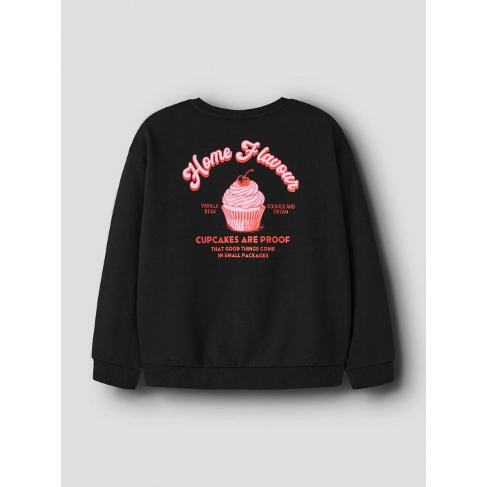 NAME IT KIDS NKFNEATAS RXL SWEAT BRU Black | Freewear NKFNEATAS RXL SWEAT BRU - www.freewear.nl - Freewear