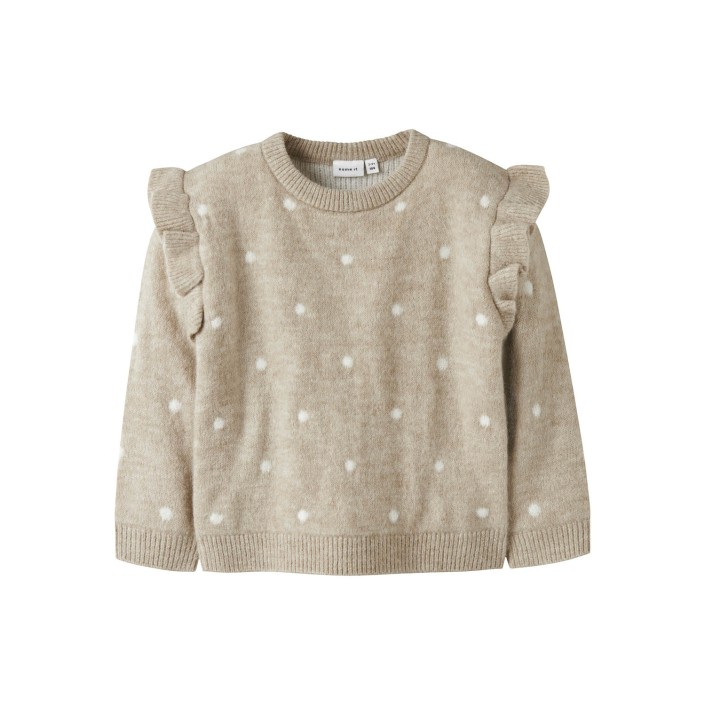 NAME IT MINI NMFNEDEI LS KNIT Island Fossil | Freewear NMFNEDEI LS KNIT - www.freewear.nl - Freewear