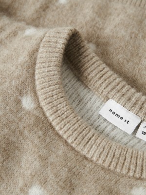 NAME IT MINI NMFNEDEI LS KNIT Island Fossil | Freewear NMFNEDEI LS KNIT - www.freewear.nl - Freewear
