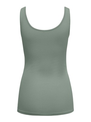 Only ONLLIVE LOVE LIFE S/L TANK TOP NOOS Lily Pad | Freewear ONLLIVE LOVE LIFE S/L TANK TOP NOOS - www.freewear.nl - Freewear