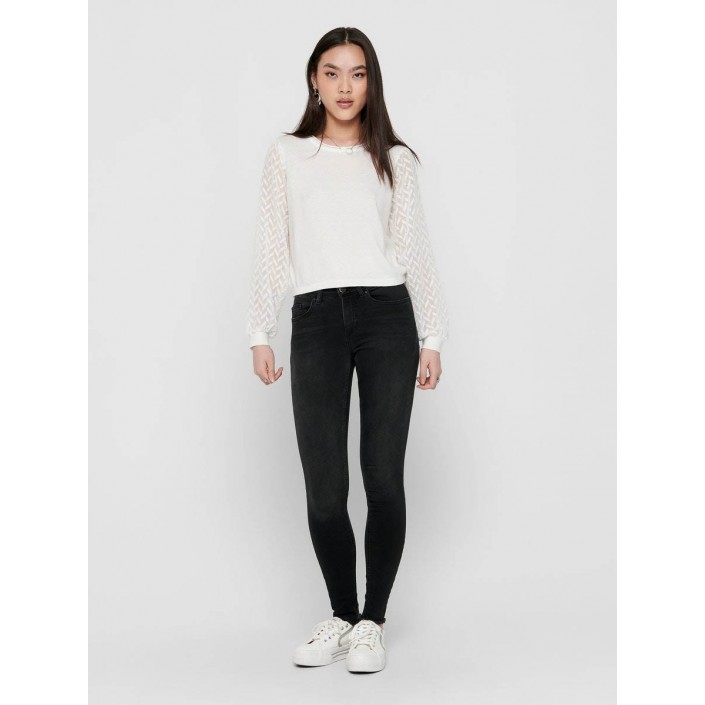 Only ONLBLUSH LIFE MID ANK RAW REA1099 N: Black Denim | Freewear ONLBLUSH LIFE MID ANK RAW REA1099 N: - www.freewear.nl - Freewear