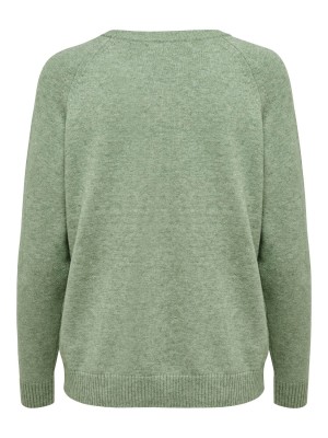 Only onlLESLY KINGS L/S PULLOVER KNT NOO: Beige/W. MELANGE | Freewear onlLESLY KINGS L/S PULLOVER KNT NOO: - www.freewear.nl - Freewear