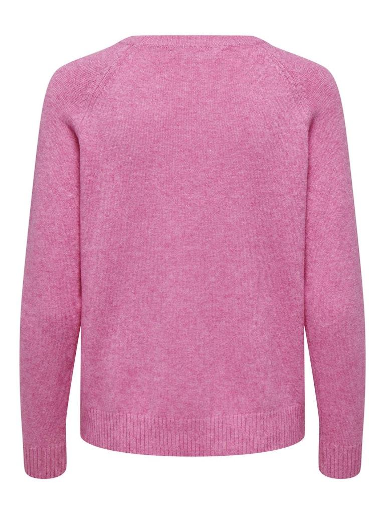 Gebreide pullover met raglanmouwen, model 'LESLY'