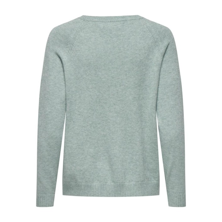 Only ONLLESLY KINGS L/S PULLOVER KNT NOO: Gray Mist/Melange | Freewear ONLLESLY KINGS L/S PULLOVER KNT NOO: - www.freewear.nl - Freewear