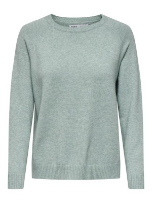 Only ONLLESLY KINGS L/S PULLOVER KNT NOO: Gray Mist/Melange | Freewear ONLLESLY KINGS L/S PULLOVER KNT NOO: - www.freewear.nl - Freewear