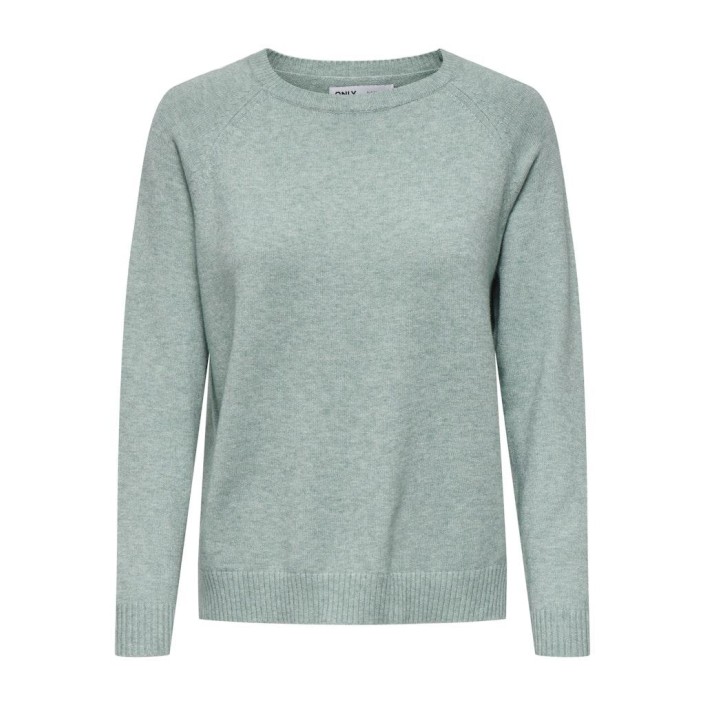 Only ONLLESLY KINGS L/S PULLOVER KNT NOO: Gray Mist/Melange | Freewear ONLLESLY KINGS L/S PULLOVER KNT NOO: - www.freewear.nl - Freewear