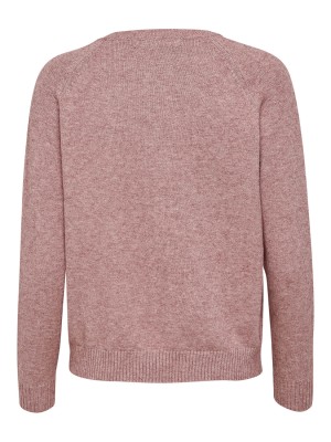 Only ONLLESLY KINGS L/S PULLOVER KNT NOO: Rose Brown/W. MELANGE | Freewear ONLLESLY KINGS L/S PULLOVER KNT NOO: - www.freewear.nl - Freewear