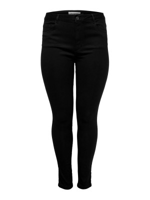 Carmakoma CARAUGUSTA HW SKINNY JEANS BLACK NO: Black | Freewear