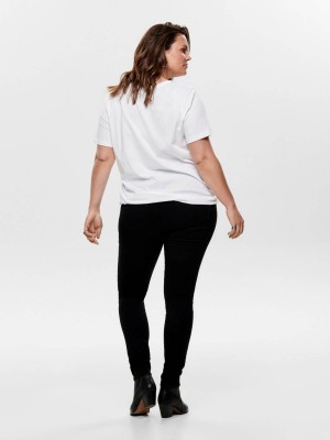 Carmakoma CARAUGUSTA HW SKINNY JEANS BLACK NO: Black | Freewear CARAUGUSTA HW SKINNY JEANS BLACK NO: - www.freewear.nl - Freewear