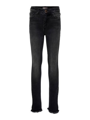 Only Kids KONBLUSH SKINNY RAW JEANS 1099 NOOS Black Denim | Freewear KONBLUSH SKINNY RAW JEANS 1099 NOOS - www.freewear.nl - Freewear