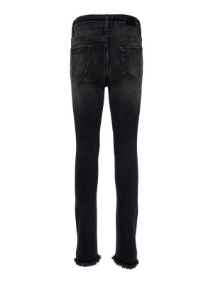 Only Kids KONBLUSH SKINNY RAW JEANS 1099 NOOS Black Denim | Freewear KONBLUSH SKINNY RAW JEANS 1099 NOOS - www.freewear.nl - Freewear