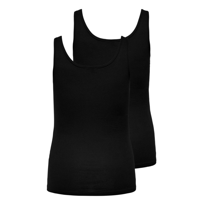 Carmakoma CARTIME TANK TOP 2 PACK NOOS Black/W. BLACK | Freewear CARTIME TANK TOP 2 PACK NOOS - www.freewear.nl - Freewear