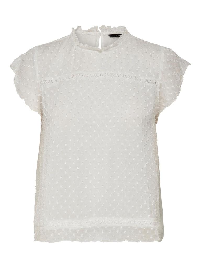 ONLY ONLFLORA CAPSL TOP WVN NOOS Dames T-shirt - Maat 34