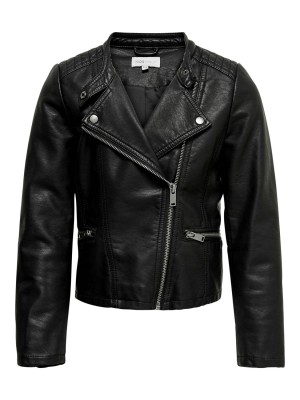 Only Kids KONFREYA FAUX LEATHER BIKER OTW NOO: Black | Freewear