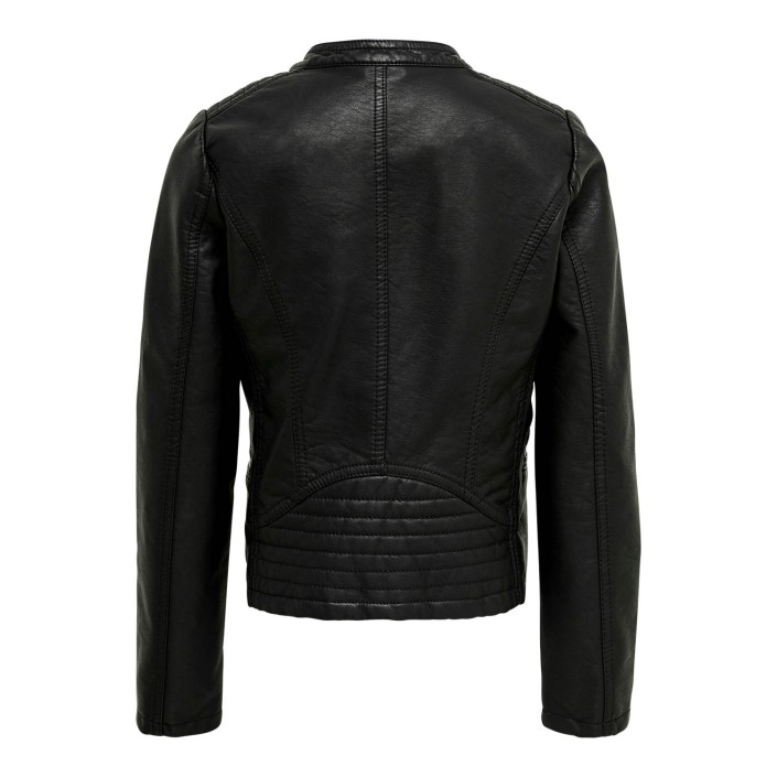 Only Kids KONFREYA FAUX LEATHER BIKER OTW NOO: Black | Freewear KONFREYA FAUX LEATHER BIKER OTW NOO: - www.freewear.nl - Freewear