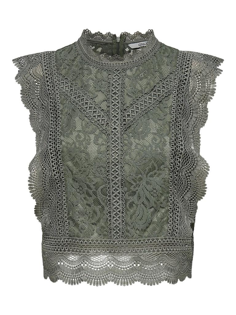 ONLY ONLKARO S/L LACE TOP NOOS WVN Dames Top - Maat S