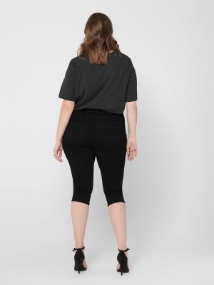 Carmakoma CARAUGUSTA LIFE HW SKINNY KNICKERS : Black | Freewear CARAUGUSTA LIFE HW SKINNY KNICKERS : - www.freewear.nl - Freewear