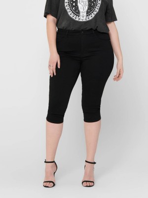 Carmakoma CARAUGUSTA LIFE HW SKINNY KNICKERS : Black | Freewear CARAUGUSTA LIFE HW SKINNY KNICKERS : - www.freewear.nl - Freewear