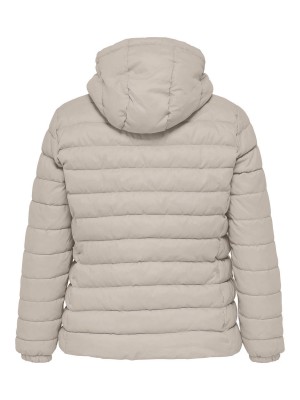 Carmakoma CARTAHOE QUILTED HOOD JACKET OTW Pumice Stone | Freewear CARTAHOE QUILTED HOOD JACKET OTW - www.freewear.nl - Freewear
