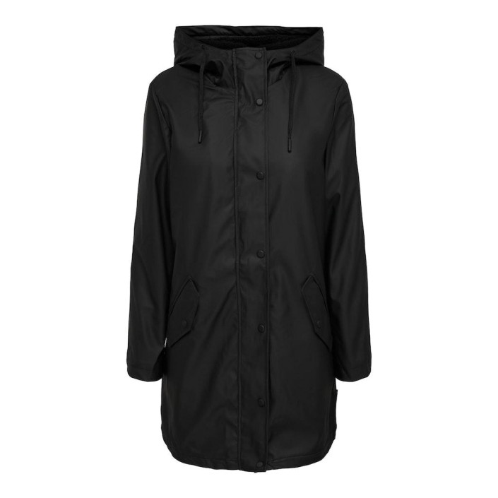 Only ONLSALLY RAINCOAT OTW NOOS Black/BLACK TEDDY | Freewear ONLSALLY RAINCOAT OTW NOOS - www.freewear.nl - Freewear