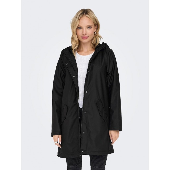 Only ONLSALLY RAINCOAT OTW NOOS Black/BLACK TEDDY | Freewear ONLSALLY RAINCOAT OTW NOOS - www.freewear.nl - Freewear